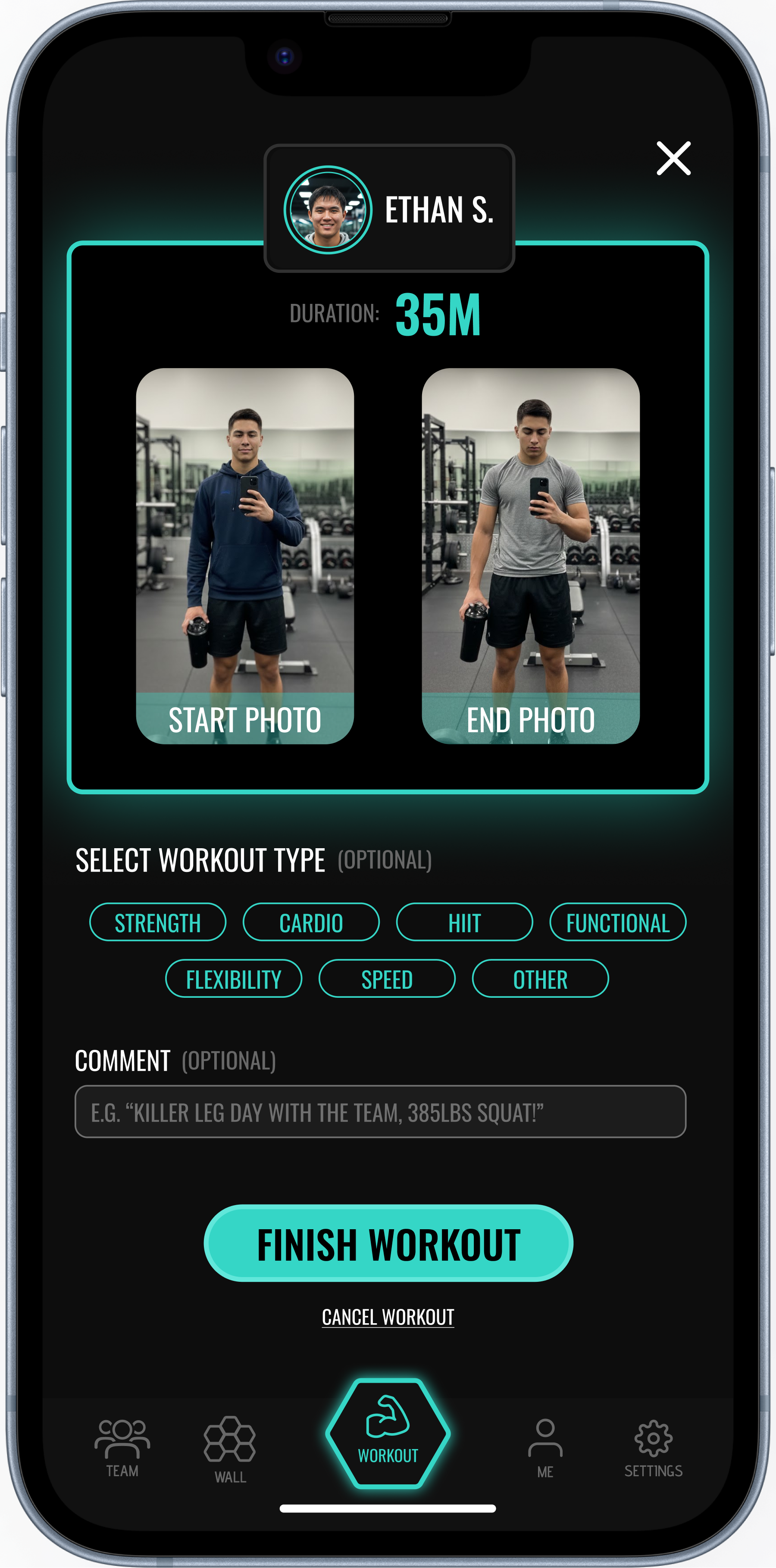 End Workout